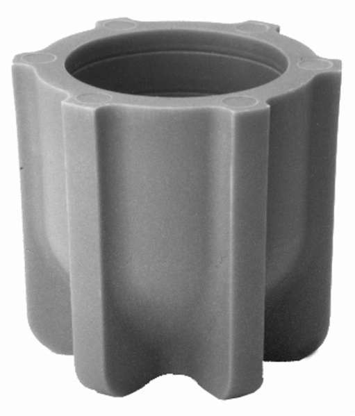 356985_62 mm Diameter Polypropylene Bottle Adapter Sleeve, Quantity of Four