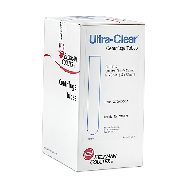 344059-13.2 mL Open-Top Thinwall Ultra-Clear Tube, 14 x 89mm - 50Pk_1