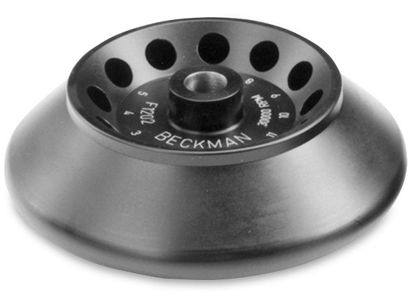 364630_F1202 Fixed-Angle Aluminum Rotor 12x2.0 mL, 30,000 rpm, 64,400 x g